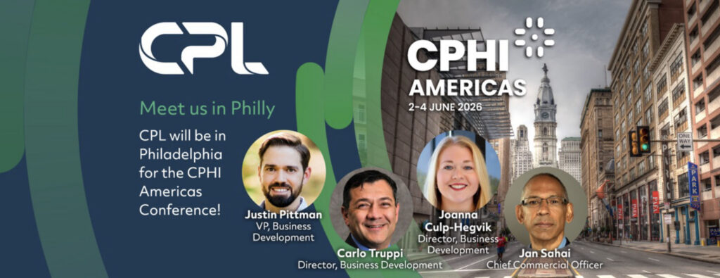 CPL Prepares to Showcase Its New Brand and Expanding Capabilities During CPHI Americas 2026 in Philadelphia